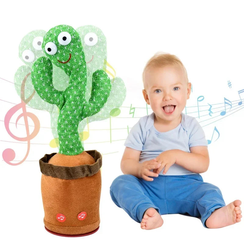 1PCS A talking cactus toy that can be charged, recorded, and repeated. Suitable for Spanish, English, and Arabic voice changer