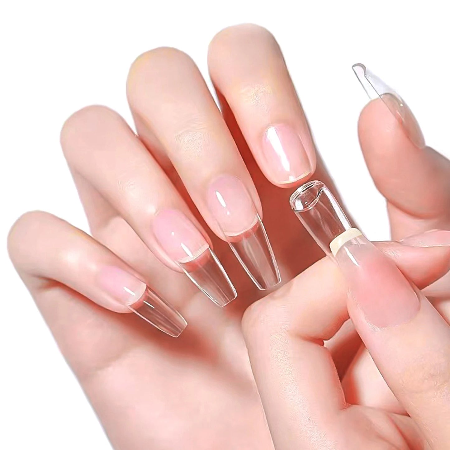 8g Multifunctional Solid Nail Tips Gel - Non-Stick Hand Nail Gel Rhinestone Gel Glue For DIY Manicure At Home
