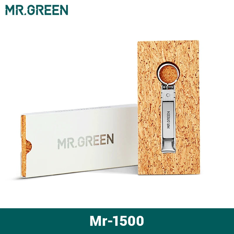 MR.GREEN Ultra-Thin Nail Clippers Collapsible Portable Travel Fingernail Nail Scissors Cutter Stainless Steel Manicure Tools