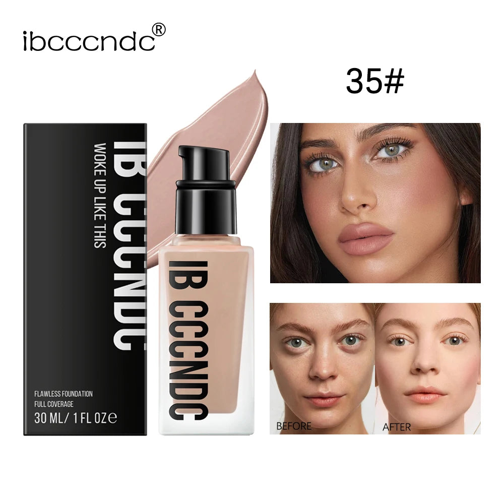 Flawless All Day 6 Color Waterproof Concealer Foundation For Women Makeup Full Coverage Long Lasting Moisturizing