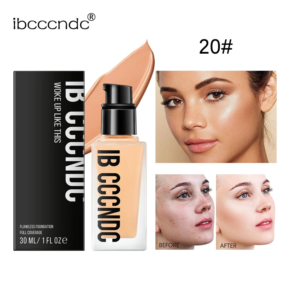 Flawless All Day 6 Color Waterproof Concealer Foundation For Women Makeup Full Coverage Long Lasting Moisturizing