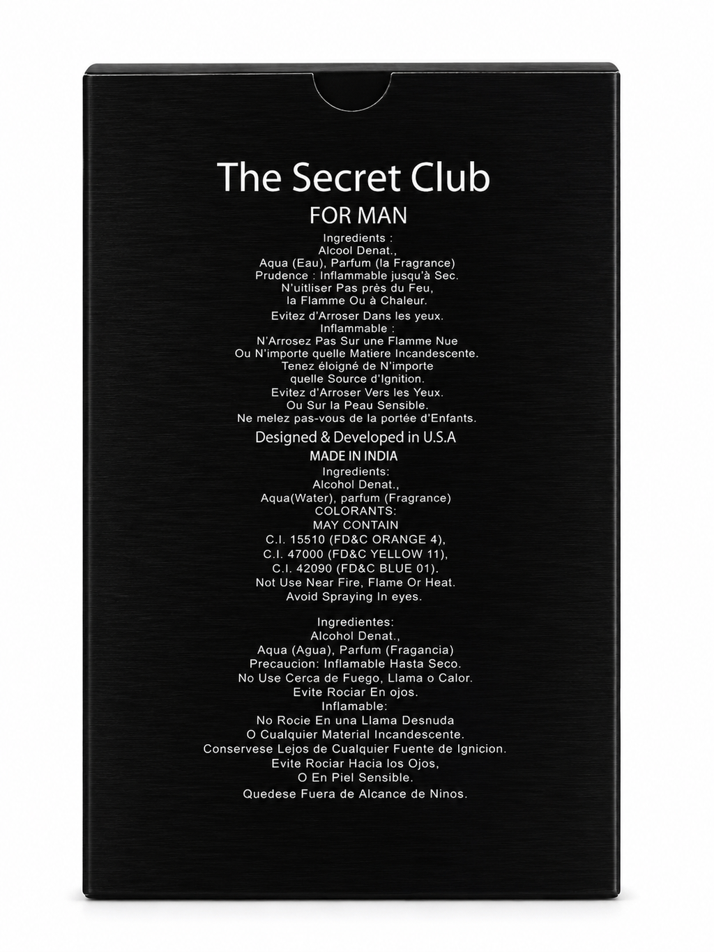 The Secret Club Intense Eau de Parfum for Men – 100ml