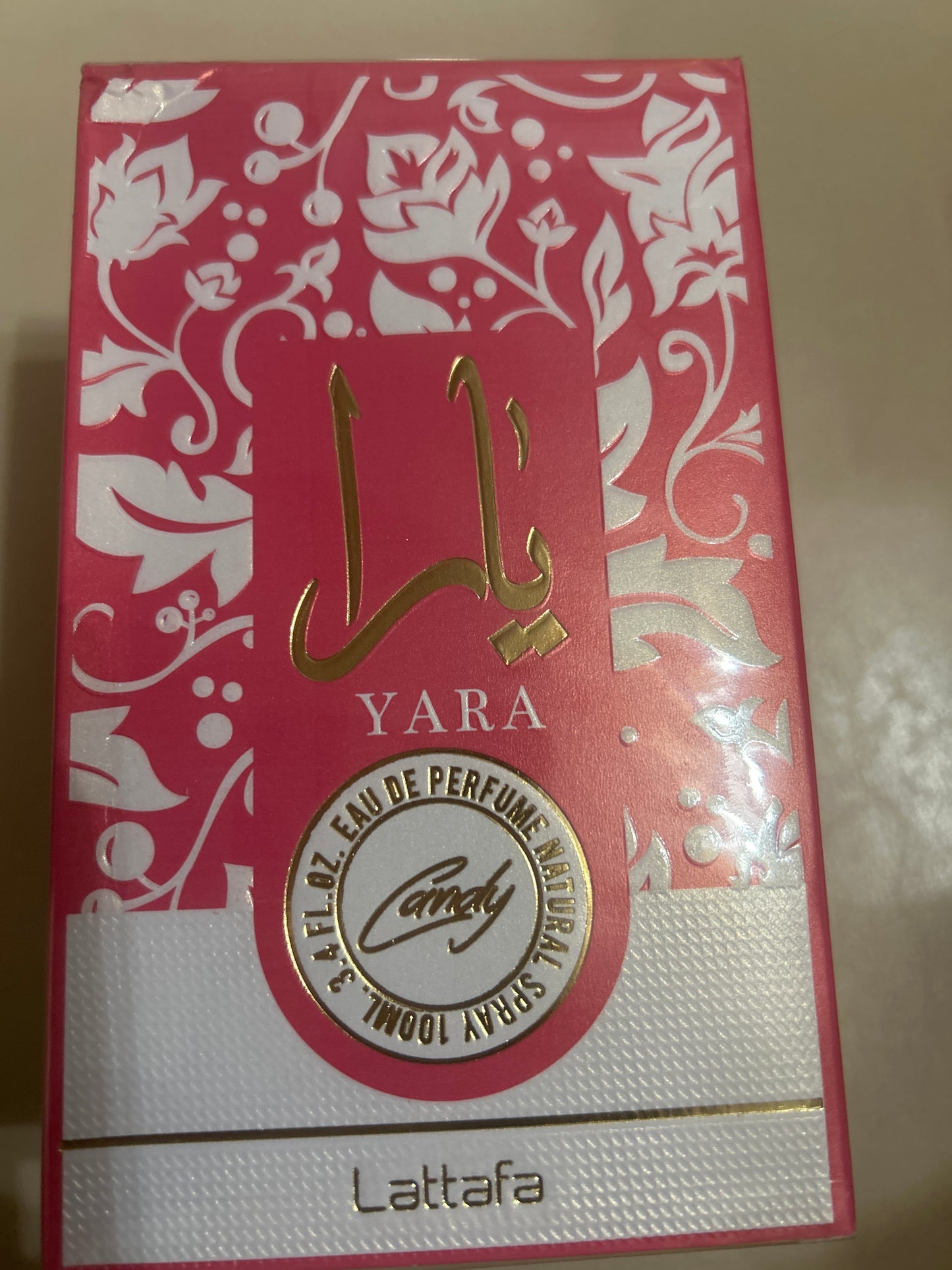 Yara Latafa 3.4 FL OZ Eau perfume Natural Spray 100 ML
