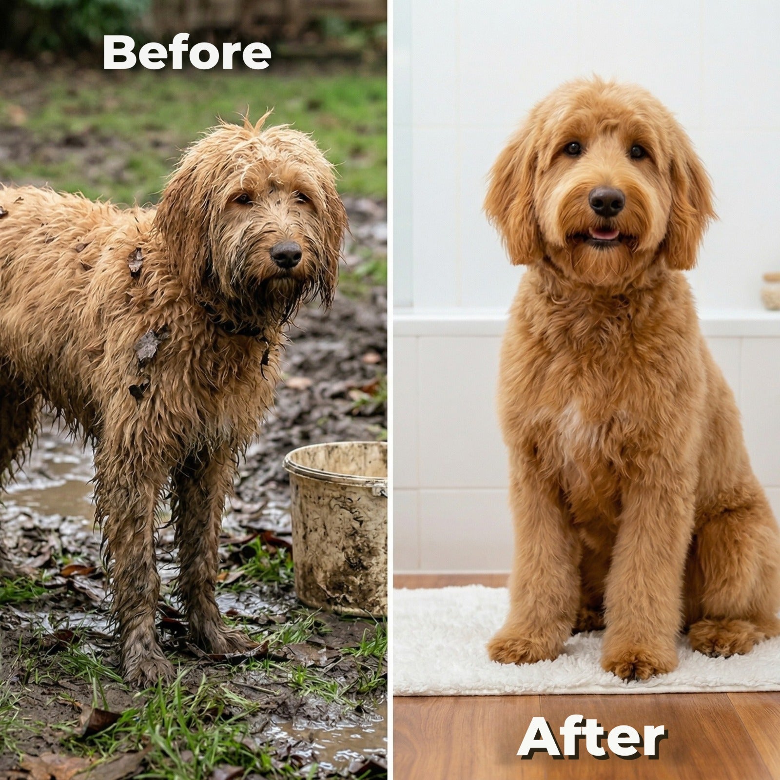 GB Pet Care Soft Silicone Bath Brush – Gentle Grooming & Massage for Dogs & Cats