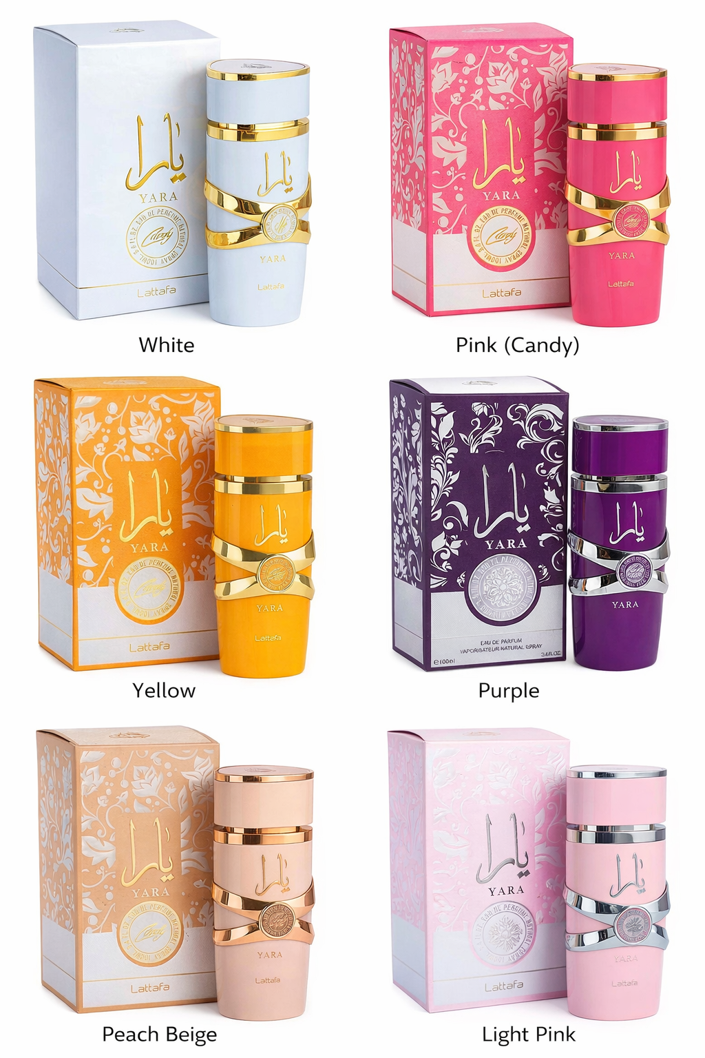 Yara Latafa 3.4 FL OZ Eau perfume Natural Spray 100 ML