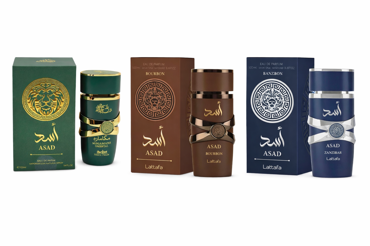 ASAD LATAFA Eau de parfum 100ML 3.4OZ Naturel Spray