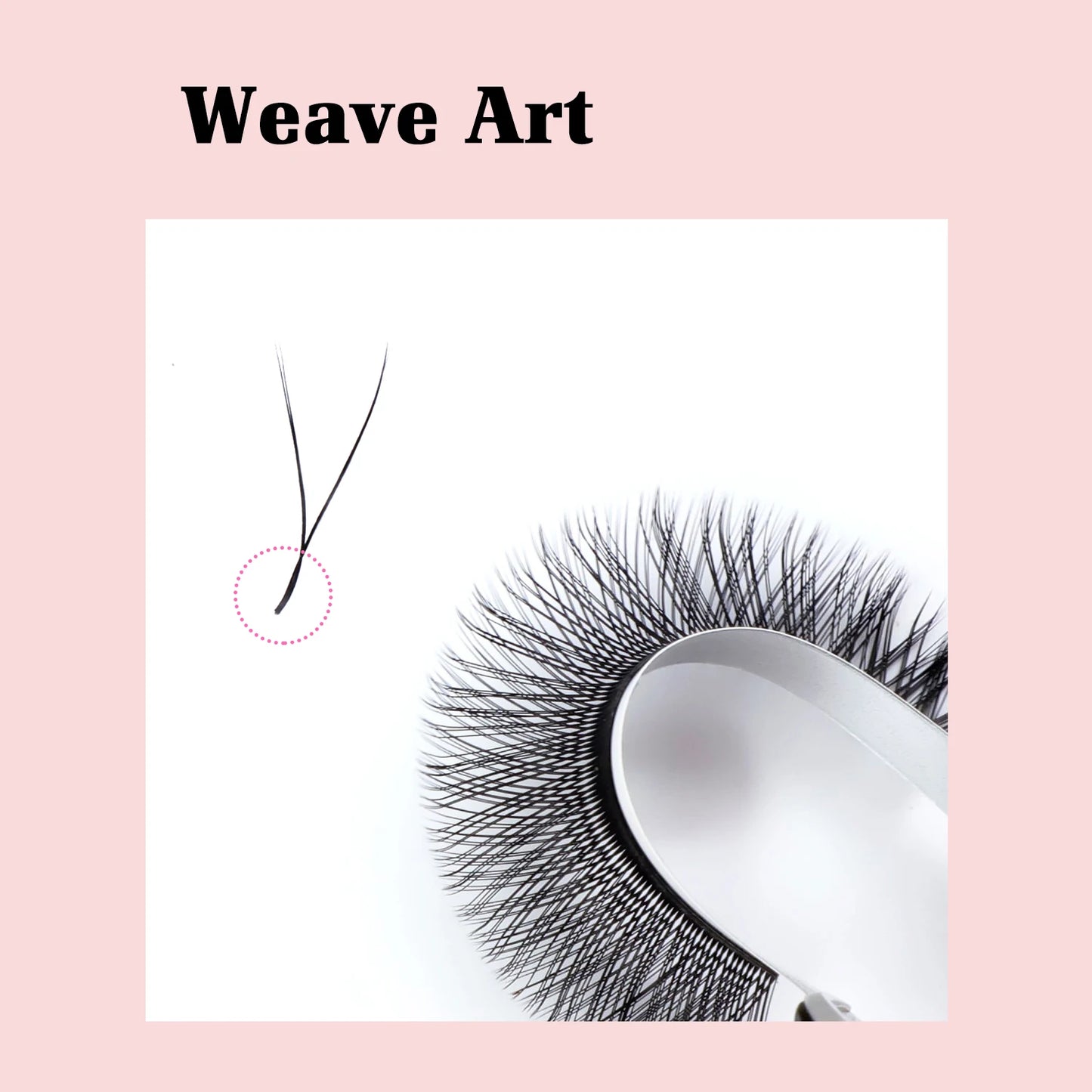 TDANCE 8-15MIX YY Shape Hand Woven Premium Mink Soft Light Natural Eyelashes Extension Makeup Mesh Net Cross False Eyelash