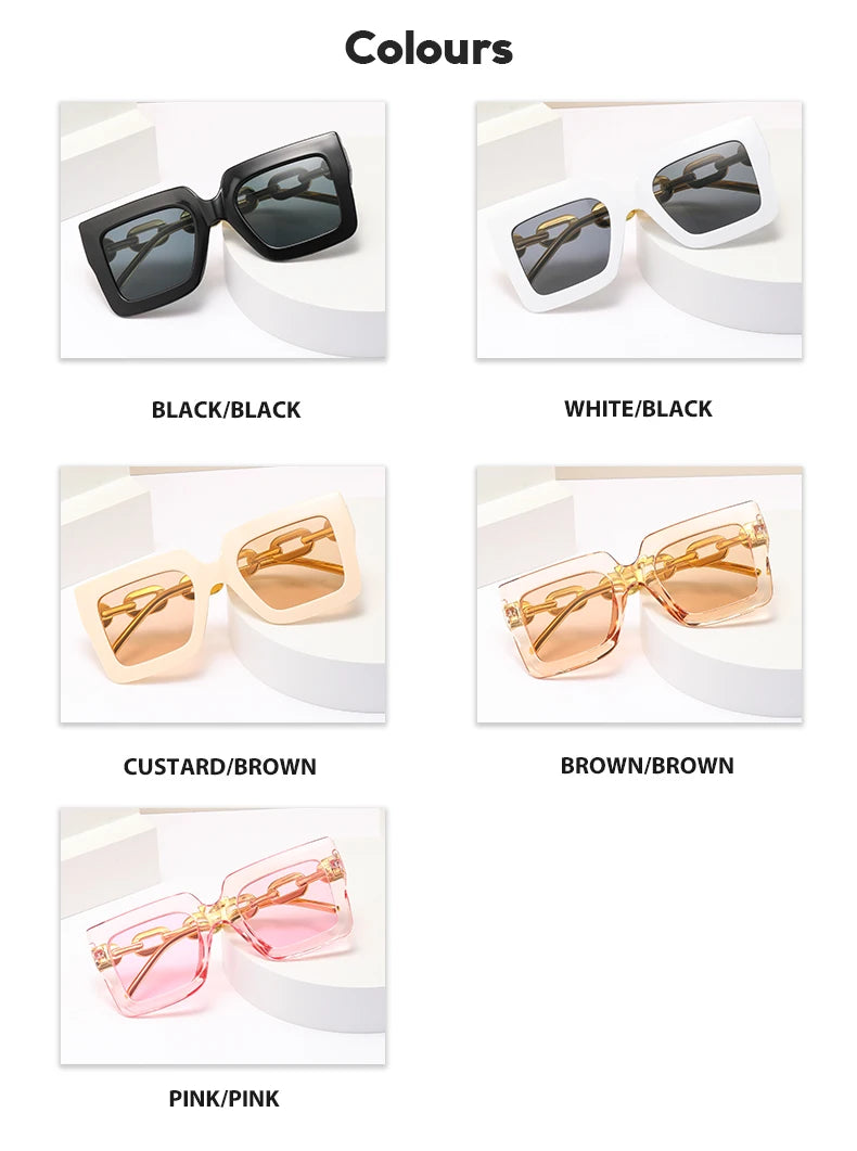10pcs stylish eyewear combination Modern Street sunglasses for both men and women