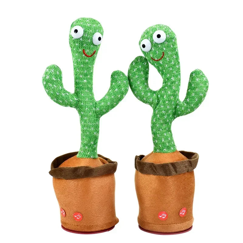 1PCS A talking cactus toy that can be charged, recorded, and repeated. Suitable for Spanish, English, and Arabic  voice changer