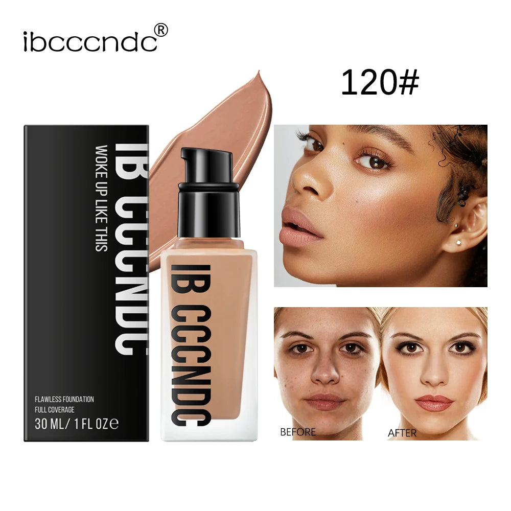 Flawless All Day 6 Color Waterproof Concealer Foundation For Women Makeup Full Coverage Long Lasting Moisturizing
