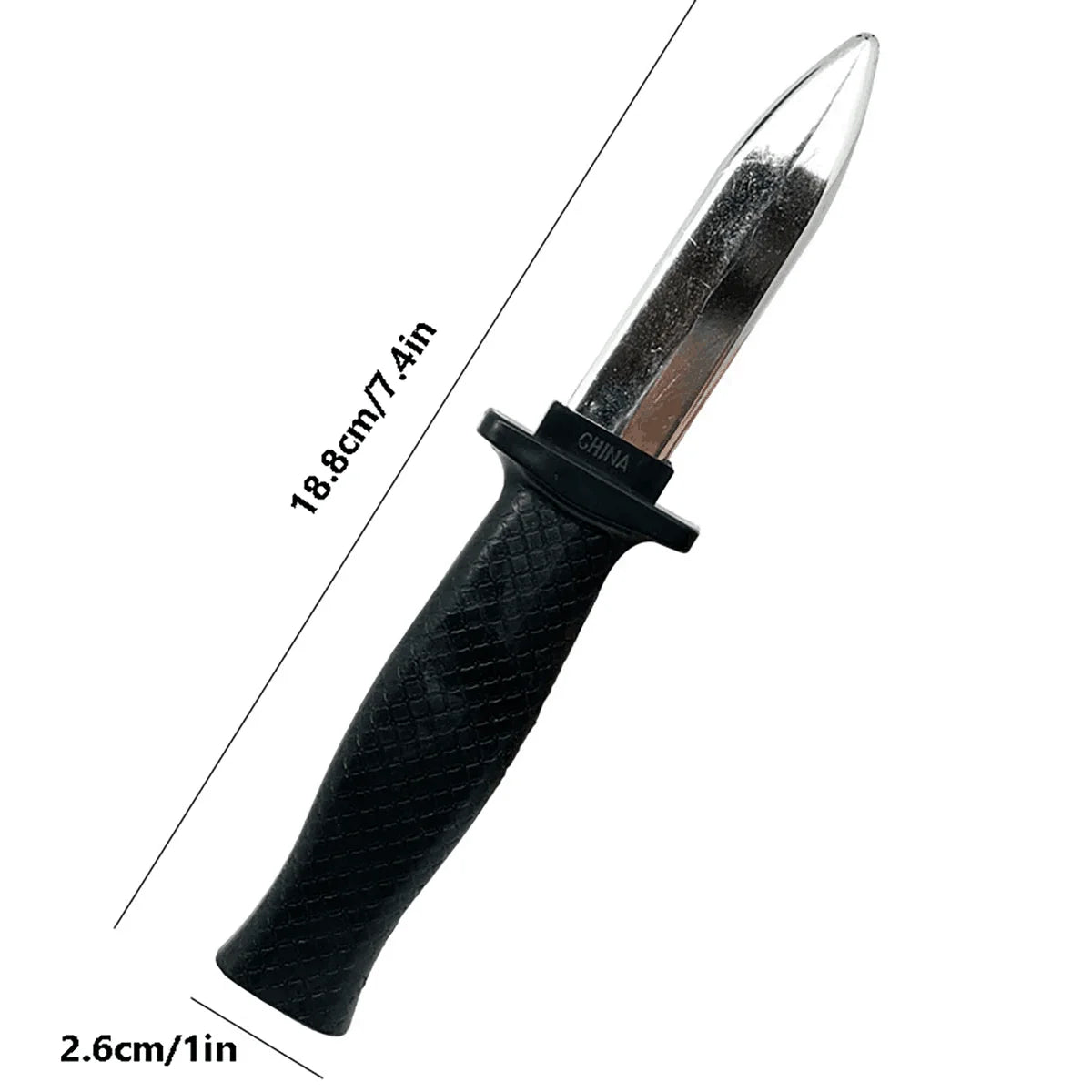 Fake telescopic knife magic props, telescopic simulation knife prank toys, fake knife prank performance