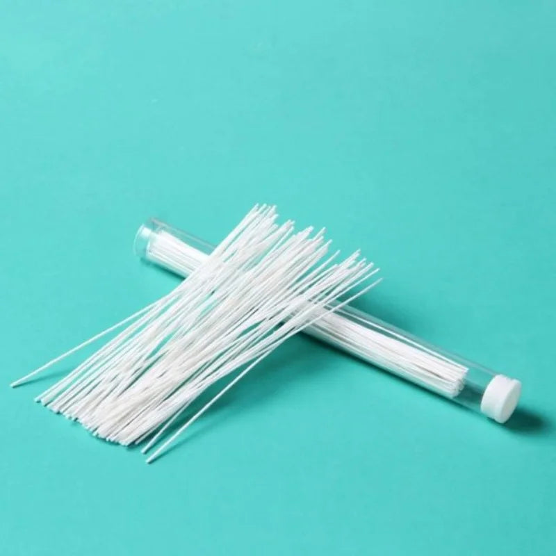 120/60pcs Ear Piercing Cleaning Effective Ear Hole Cleaner Tool Disposable Earrings Hole Clean Paper Line for Removing Dirt Odor