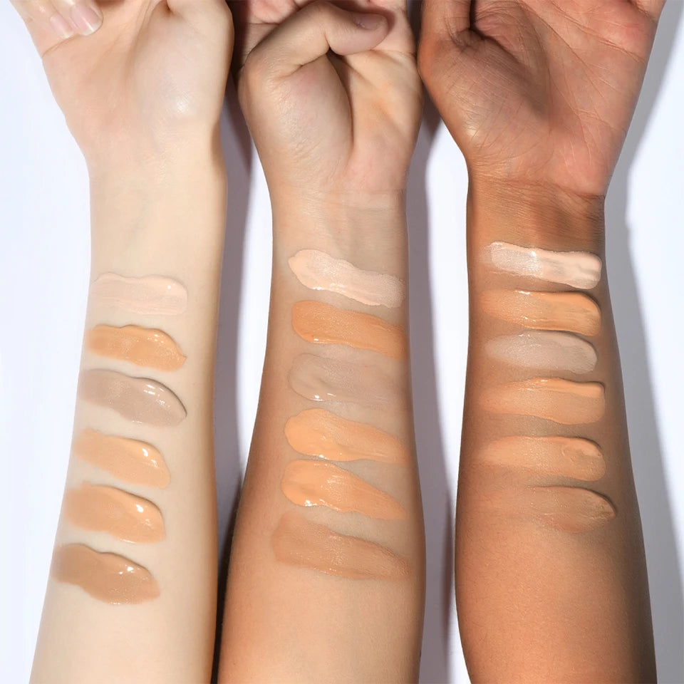 Flawless All Day 6 Color Waterproof Concealer Foundation For Women Makeup Full Coverage Long Lasting Moisturizing