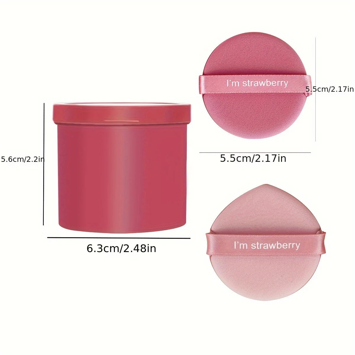 7pcs Air Cushion Puff Wet And Dry Reusable Sponge Puff For Liquid, Cream, Foundation And Powder Makeup Tool With A Storage Case