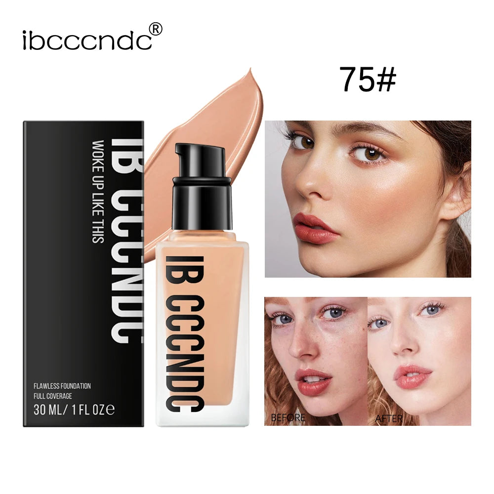 Flawless All Day 6 Color Waterproof Concealer Foundation For Women Makeup Full Coverage Long Lasting Moisturizing