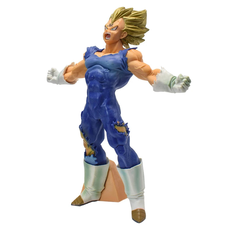 20CM Dragon Ball Z Majin Vegeta Figure Toys Anime DBZ Super Saiyan GK Action Collection PVC Model Dolls Birthday Gifts Kids