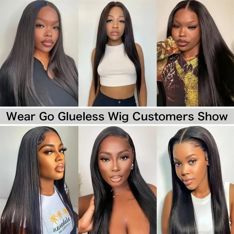 "30'' Glueless HD Lace Closure Wig – Bone Straight Human Hair"