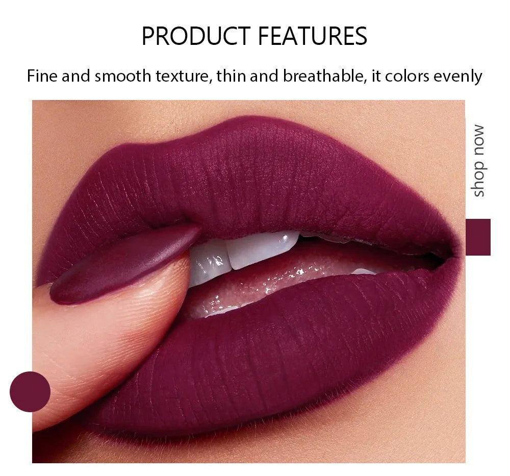 Fit Colors Matte 5-color lipstick Combination 5-section Velvet Mist with Color Non-stick Cup Lip Gloss Lipstick