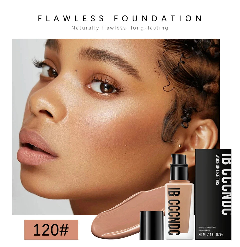 Flawless All Day 6 Color Waterproof Concealer Foundation For Women Makeup Full Coverage Long Lasting Moisturizing