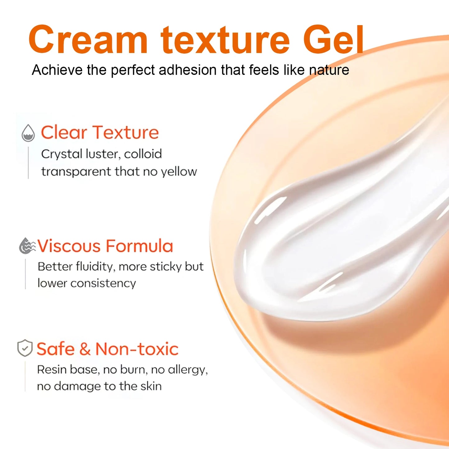 15mL Gel Nail Glue for Rhinestones for Nails Super Adhesive NO Wipe Nail Gem Glue for Nail Crystals Beads Diamonds Sticker 3D