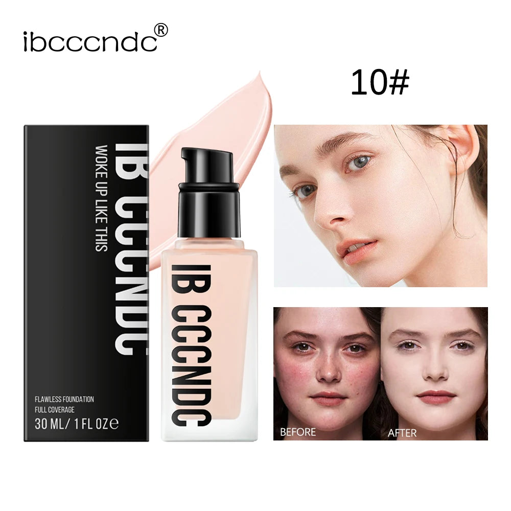 Flawless All Day 6 Color Waterproof Concealer Foundation For Women Makeup Full Coverage Long Lasting Moisturizing