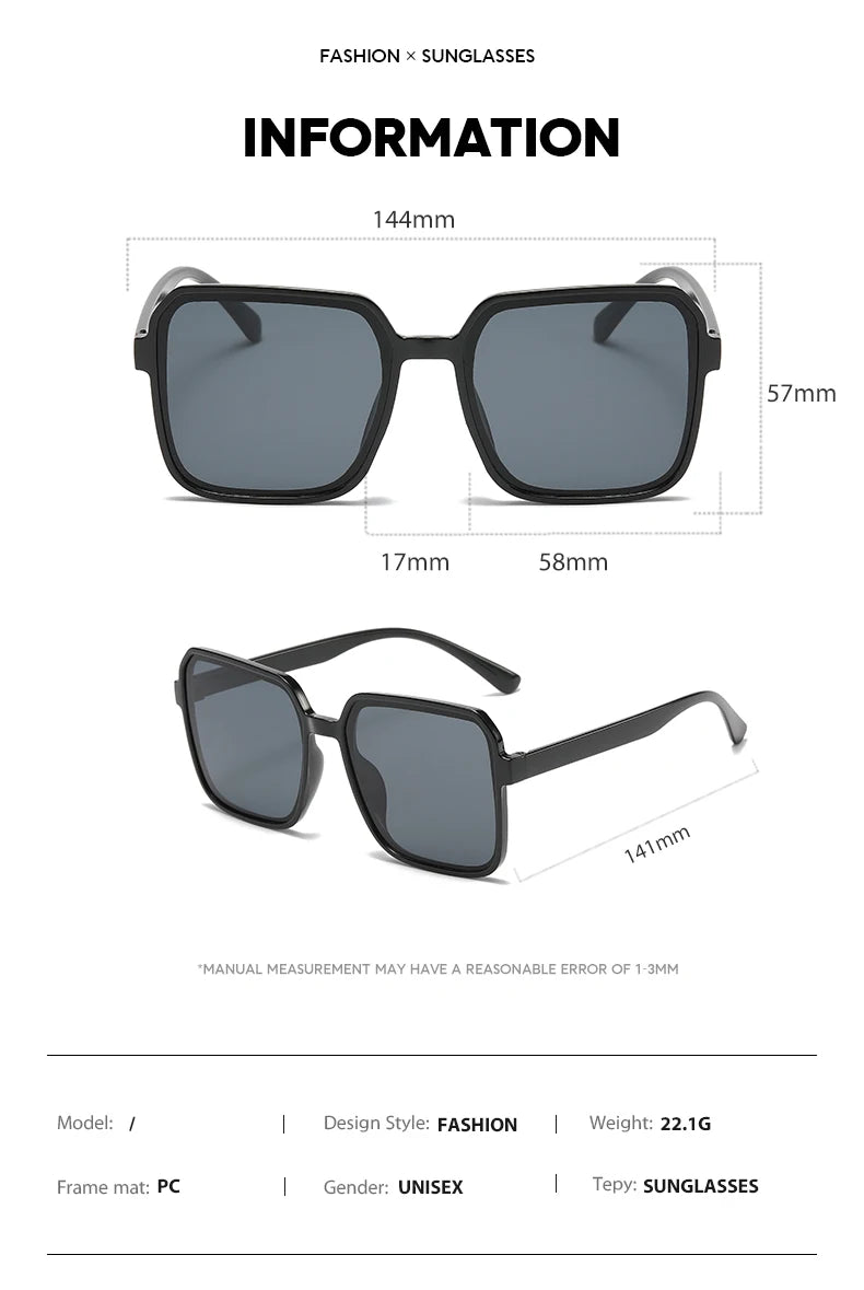 10pcs stylish eyewear combination Modern Street sunglasses for both men and women