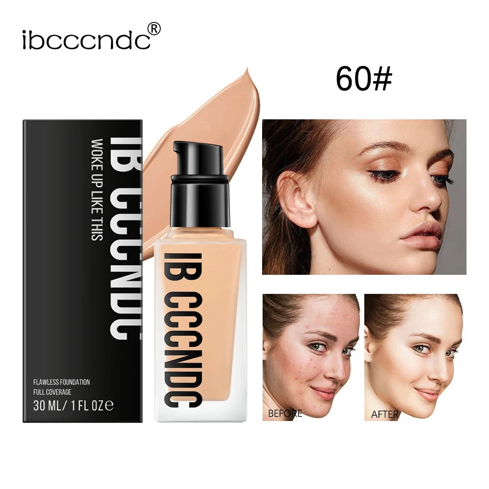 Flawless All Day 6 Color Waterproof Concealer Foundation For Women Makeup Full Coverage Long Lasting Moisturizing
