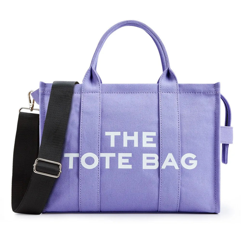 THE TOTE BAG Designer Fashion Handbag Shoulder Strap Crossbody Handbag Adjustable Large Capacity Canvas Women's Bag