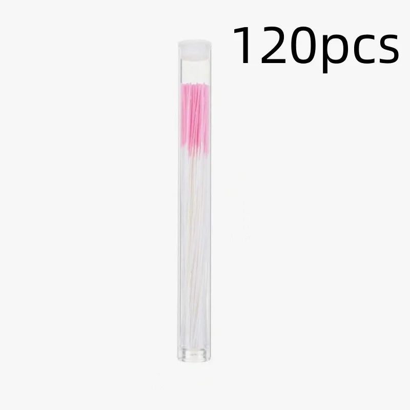 120/60pcs Ear Piercing Cleaning Effective Ear Hole Cleaner Tool Disposable Earrings Hole Clean Paper Line for Removing Dirt Odor