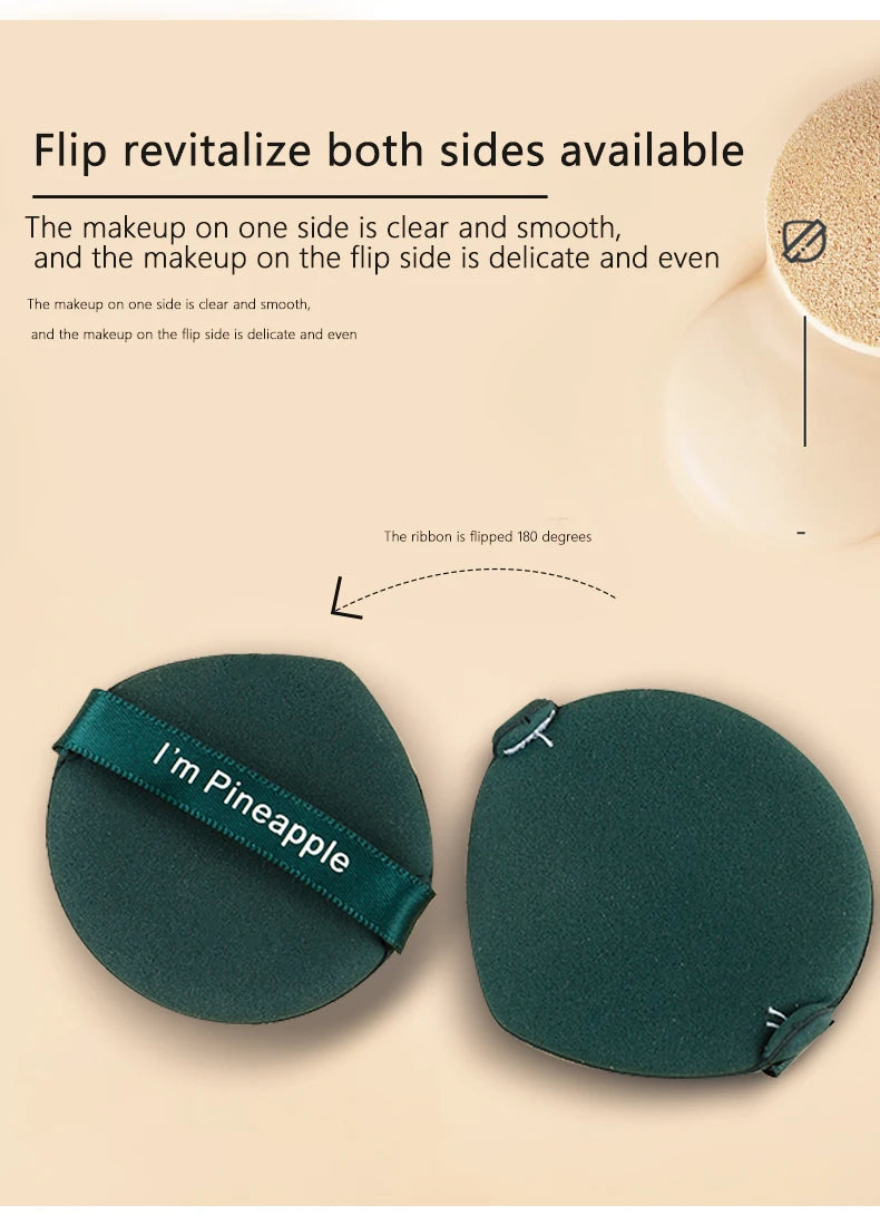 7pcs Air Cushion Puff Wet And Dry Reusable Sponge Puff For Liquid, Cream, Foundation And Powder Makeup Tool With A Storage Case