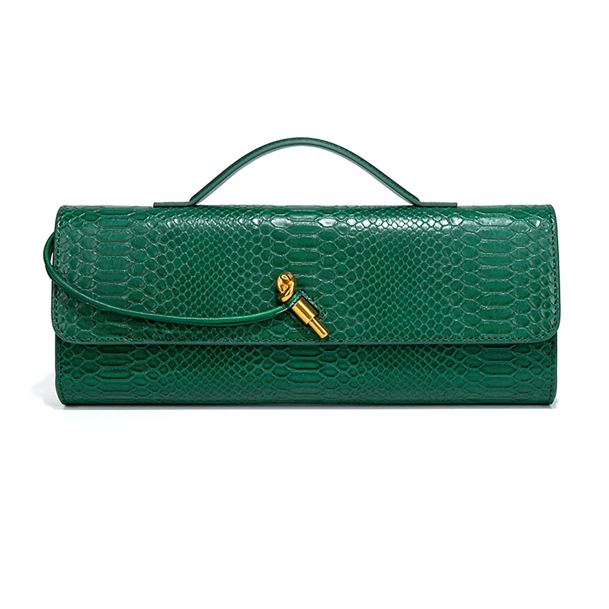 Burgundy bag cherry red envelope wine red envelope upscale new handbag European and American fashion crocodile flip hand organ b