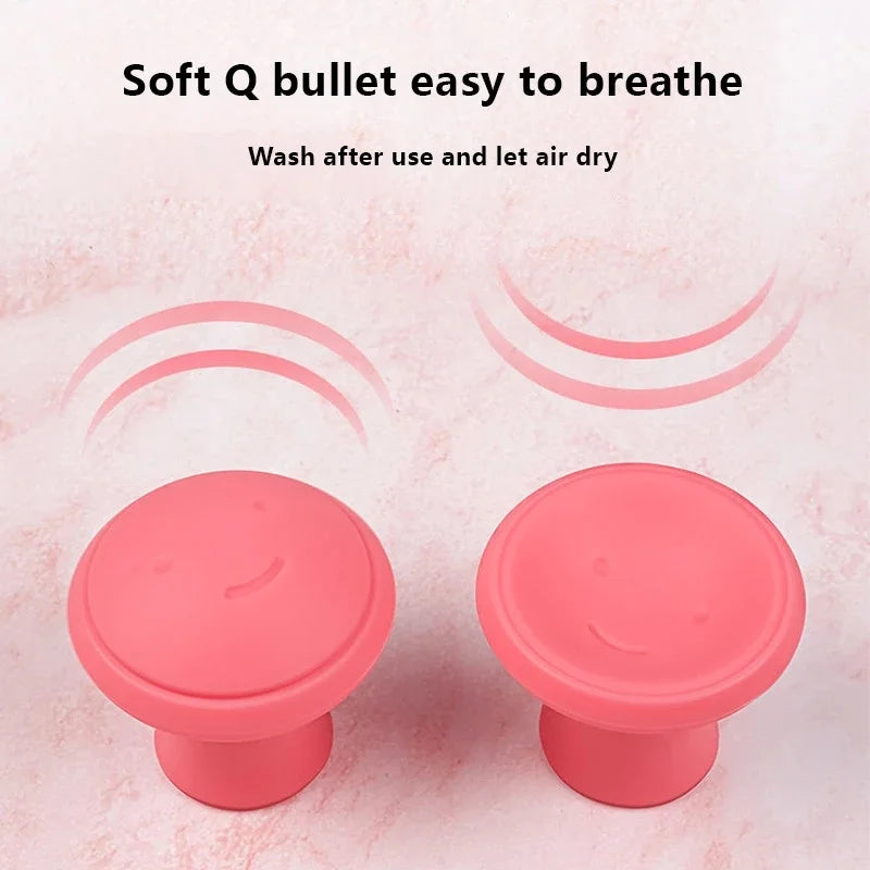 Fast Thin Face Silica Gel Mouth Jaw Exerciser Slimming Face Lift Tool Chin V-Shape Face Lifting Anti-wrinkle Removal Blow Breath